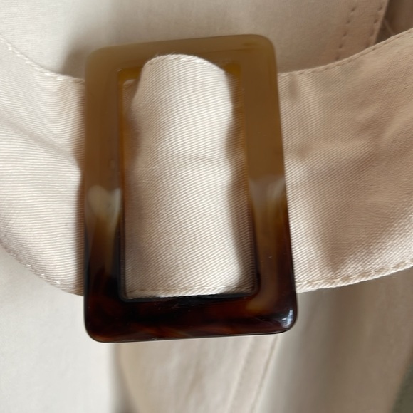 NWT Nasty Gal Colourblock Double Breasted BeltedTrench Coat Size 10 - Picture 5 of 13